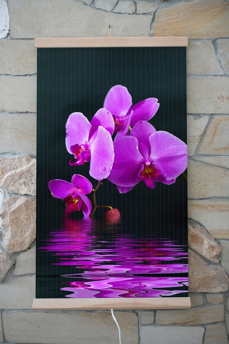 Infrared wall heater TRIO pattern: PURPLE MIRACLE with POWER REGULATOR Manufacturer code 72347