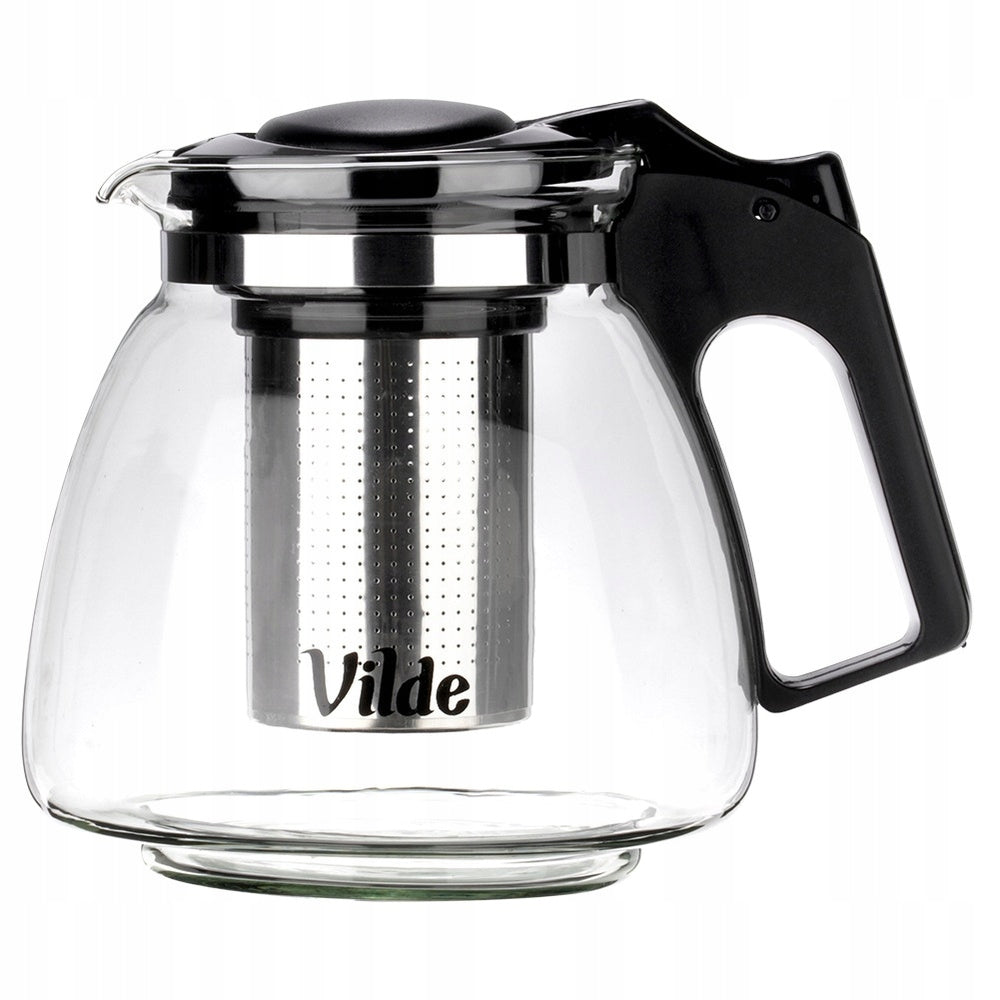 Infuser JUG WITH INFUSER strainer teapot brewing tea herbs 1,15L Brand Vilde