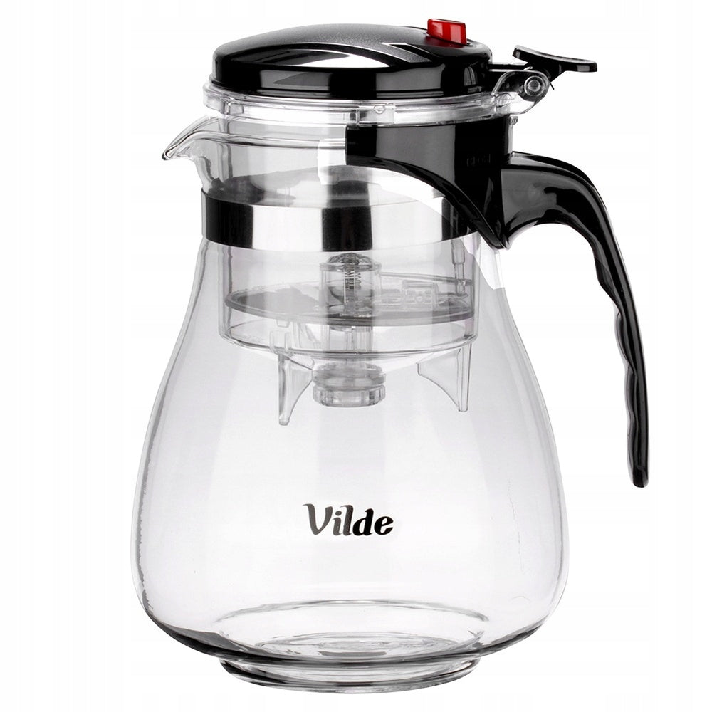 Infuser JUG WITH INFUSER strainer teapot brewing tea herbs 1,65L Brand Vilde
