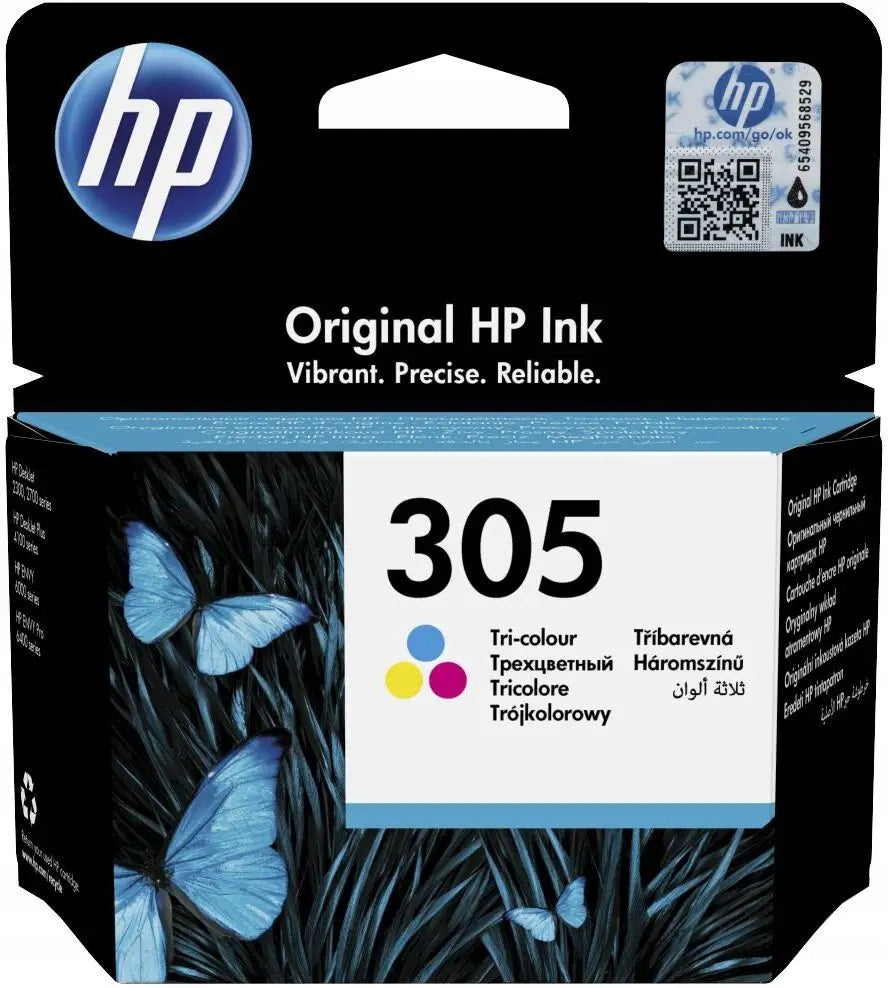 Ink HP 305 Tricolor Ink DeskJet 3YM60AE Coloured 2ml Tri-color HP305