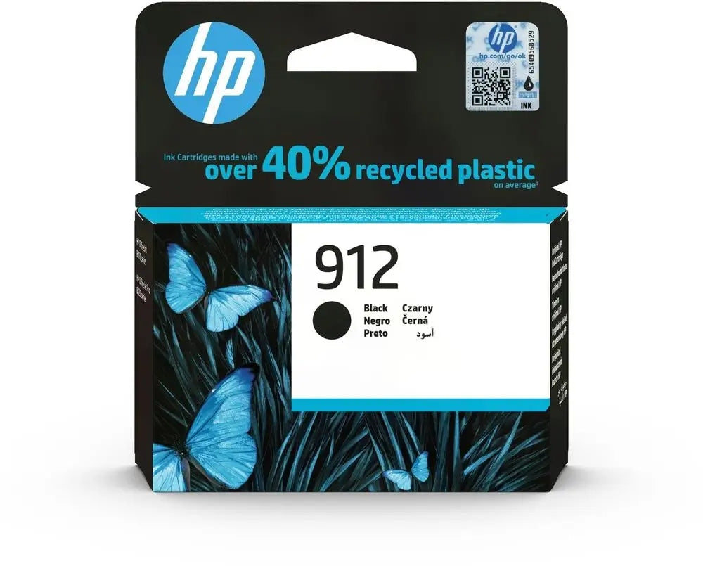 Ink HP 912 OfficeJet Pro 8010 8014 8020 8023 3YL80AE black Packaging status original
