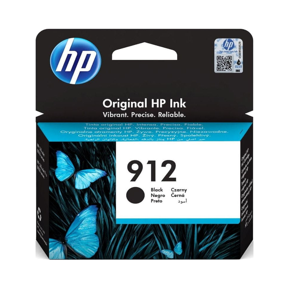 Ink HP 912 OfficeJet Pro 8010 8014 8020 8023 3YL80AE black