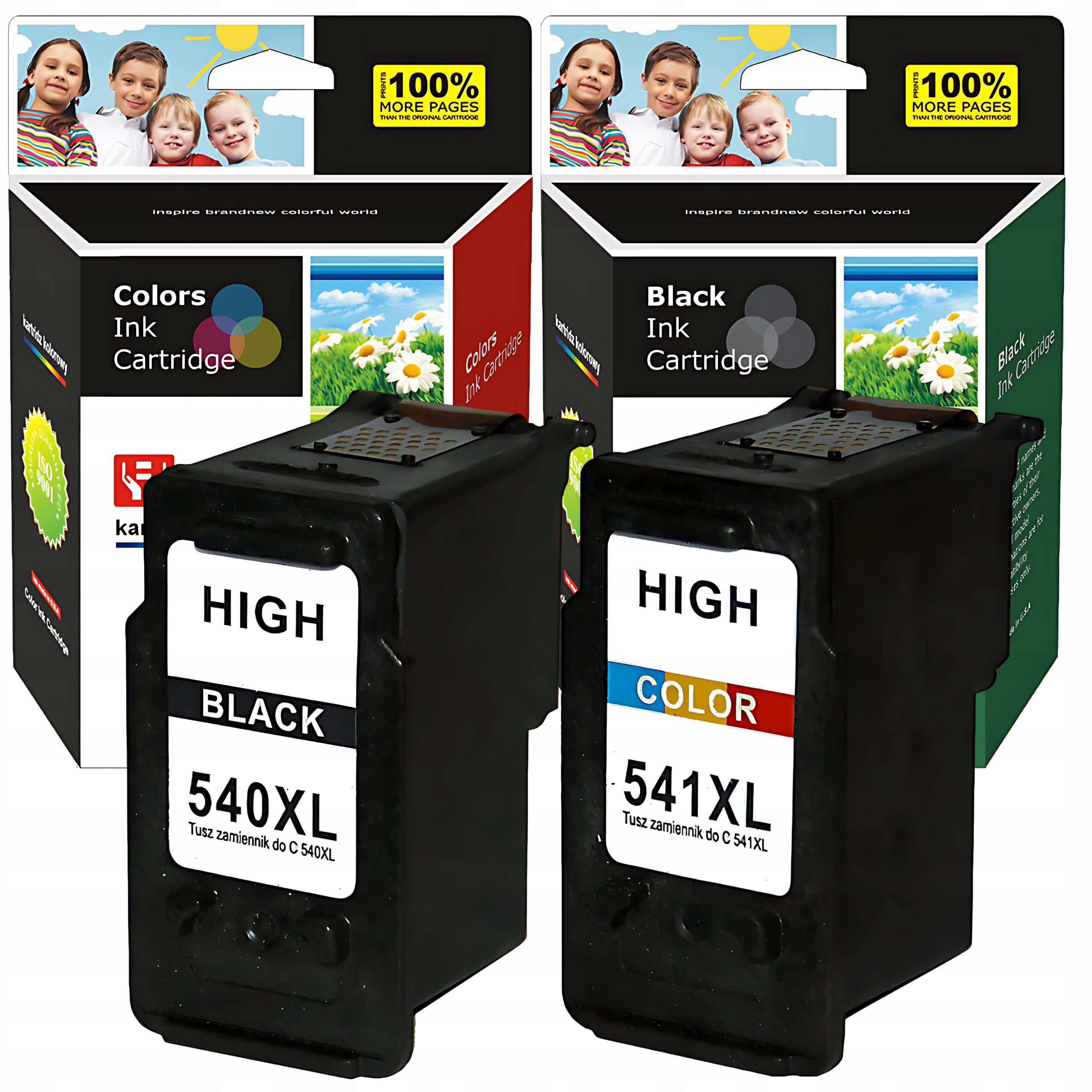 Ink cartridges for Canon PG 540 +541 PIXMA MG3250 2150 MX375 MG3650S TS5150 TS5151