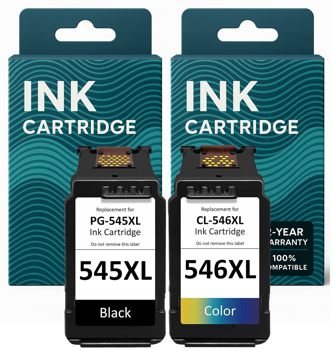 Ink cartridges for Canon PG 545 +546 iP2850 MG2450 2455 2550 2950 TS3350 TS3450 3351