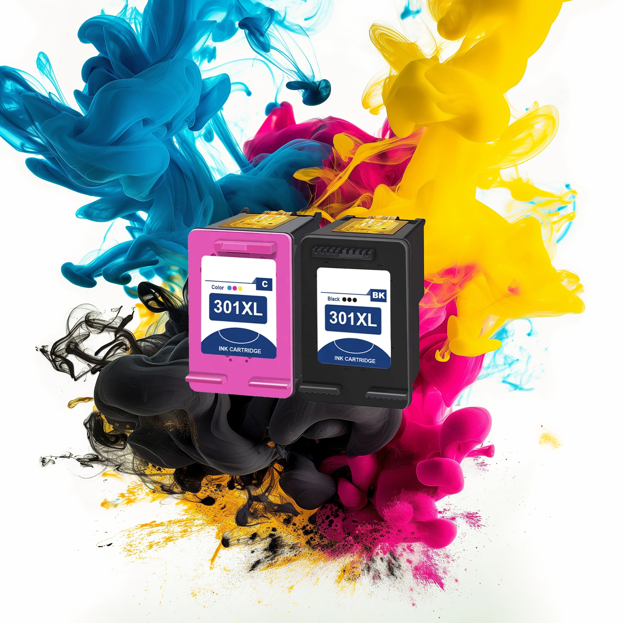 Ink cartridges for HP 301 XL Deskjet 2540 1000 1050 1510 2050 3050 Envy 4504 4500 Manufacturer code TUSZ DO HP 301 BK XL CMY 4504 2540 1050 1510