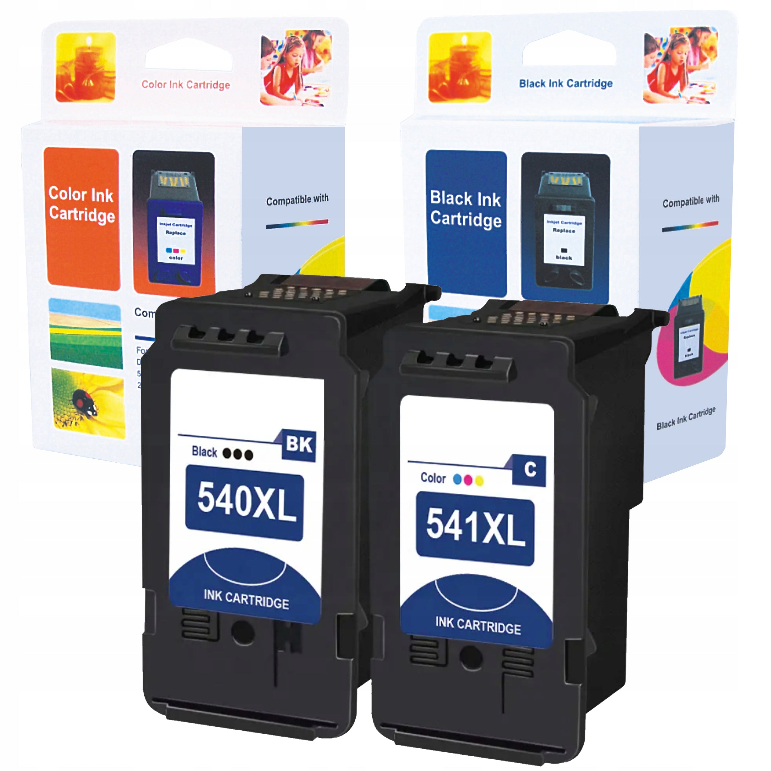 Ink cartridges for PG 540 + 541 Canon Pixma MG3250 2150 MX375 MG3650S TS5150 TS5151