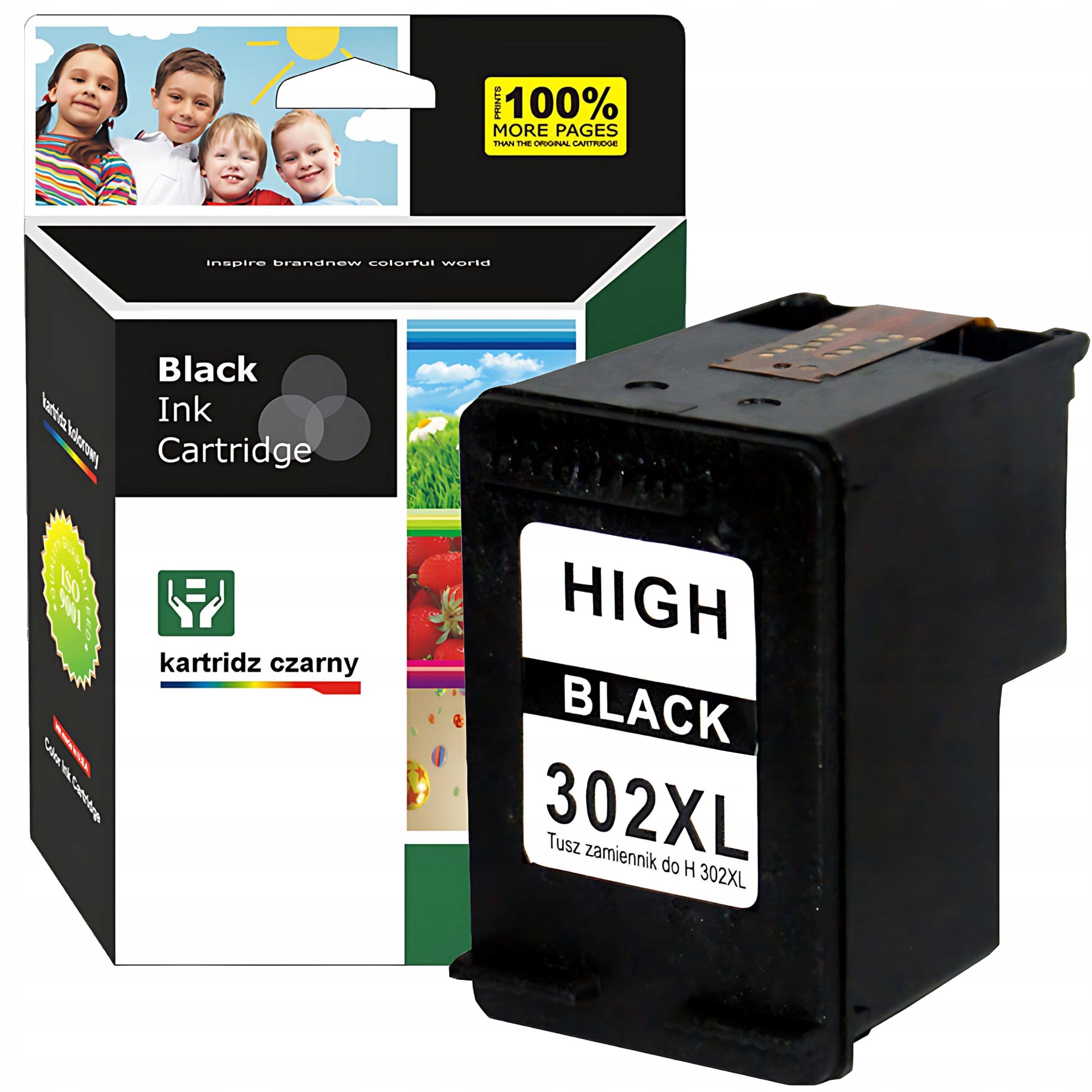 Ink for 302 BK HP OfficeJet 4650 3830 5200 DESKJET 1110 2130 3630 Envy 4520
