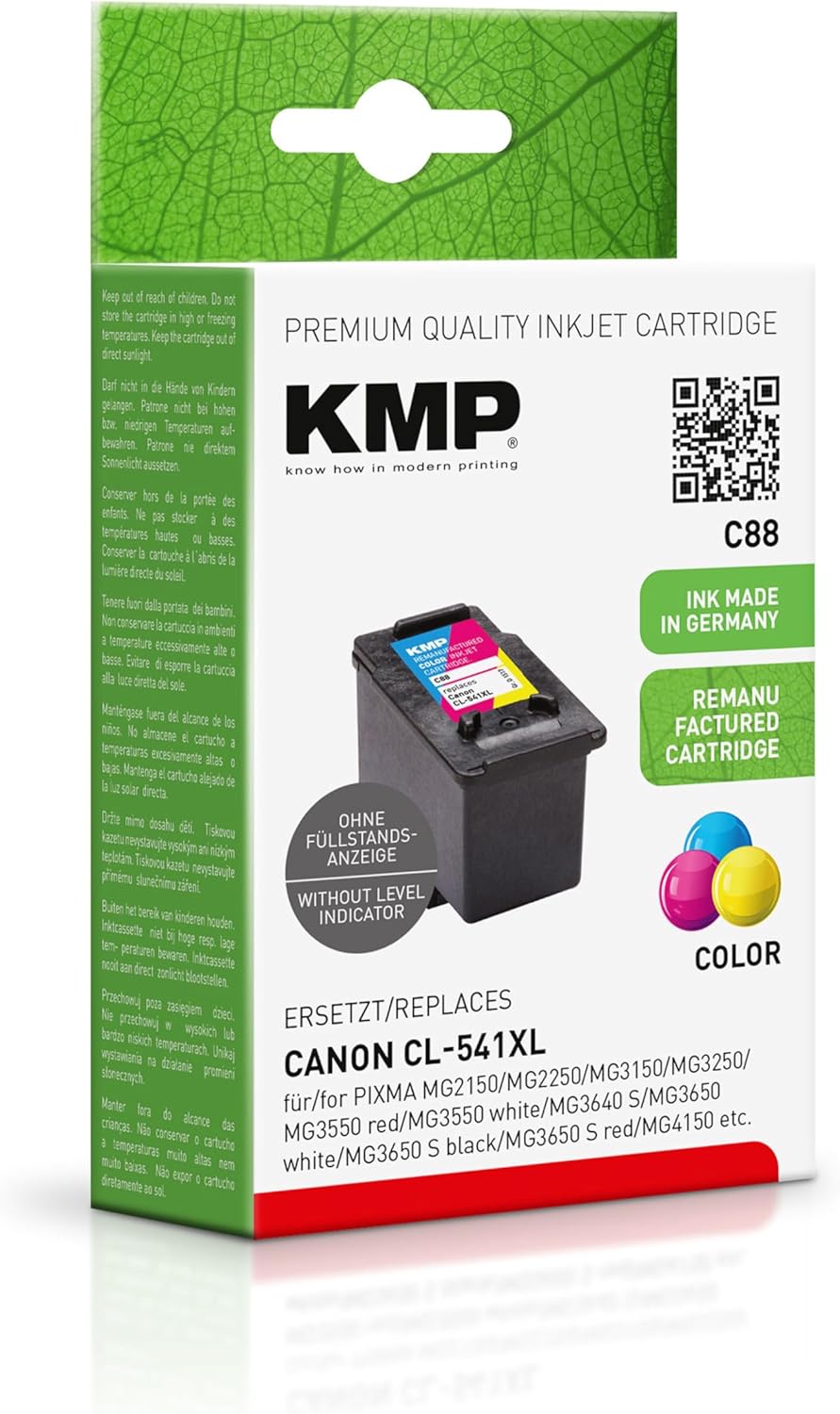 Ink for Canon CL-541XL 5226B004 color Manufacturer KMP