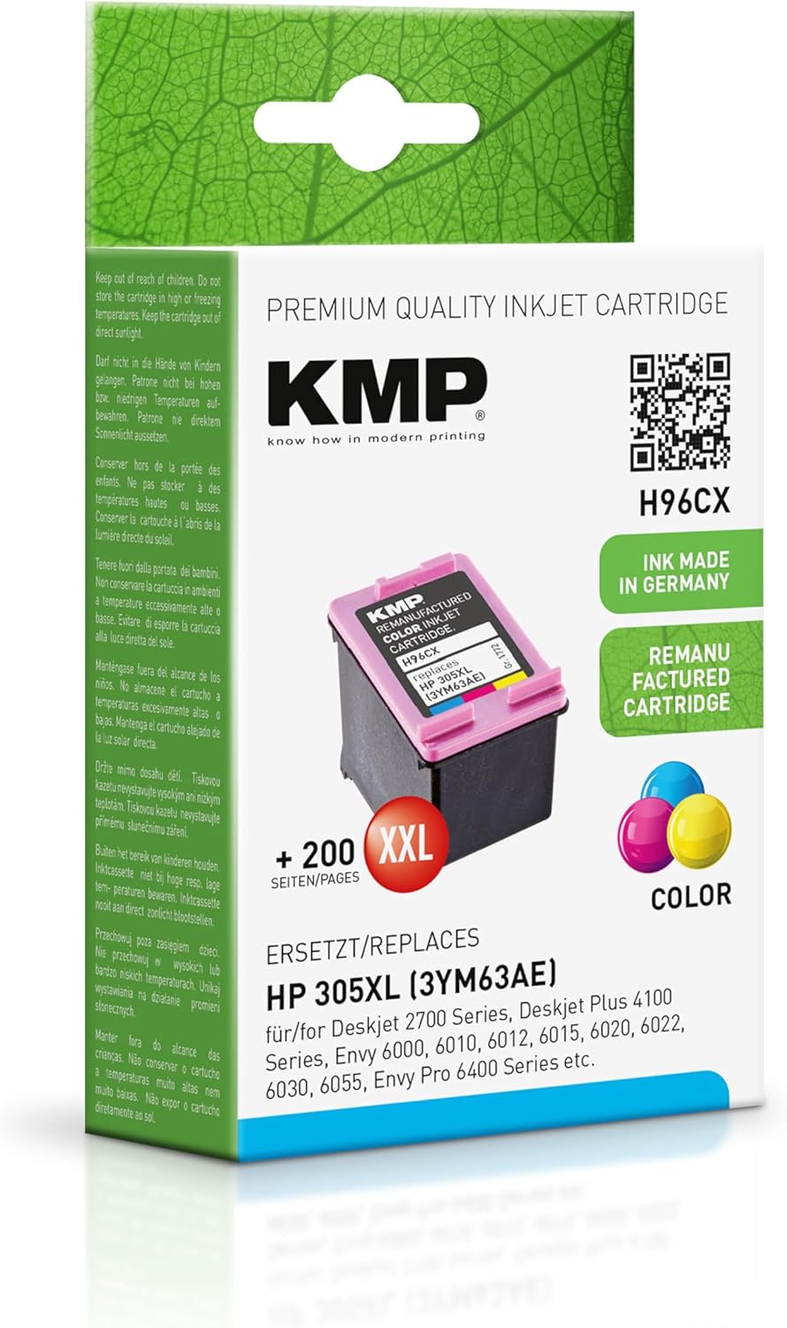 Ink for HP 305 XL 3YM63AE color Manufacturer KMP