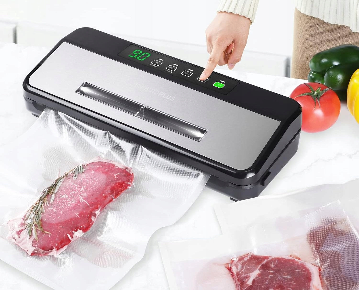 Inkbird INK-VS03 Food Vacuum Welding Machine With View Window Maximum seal width 30 cm