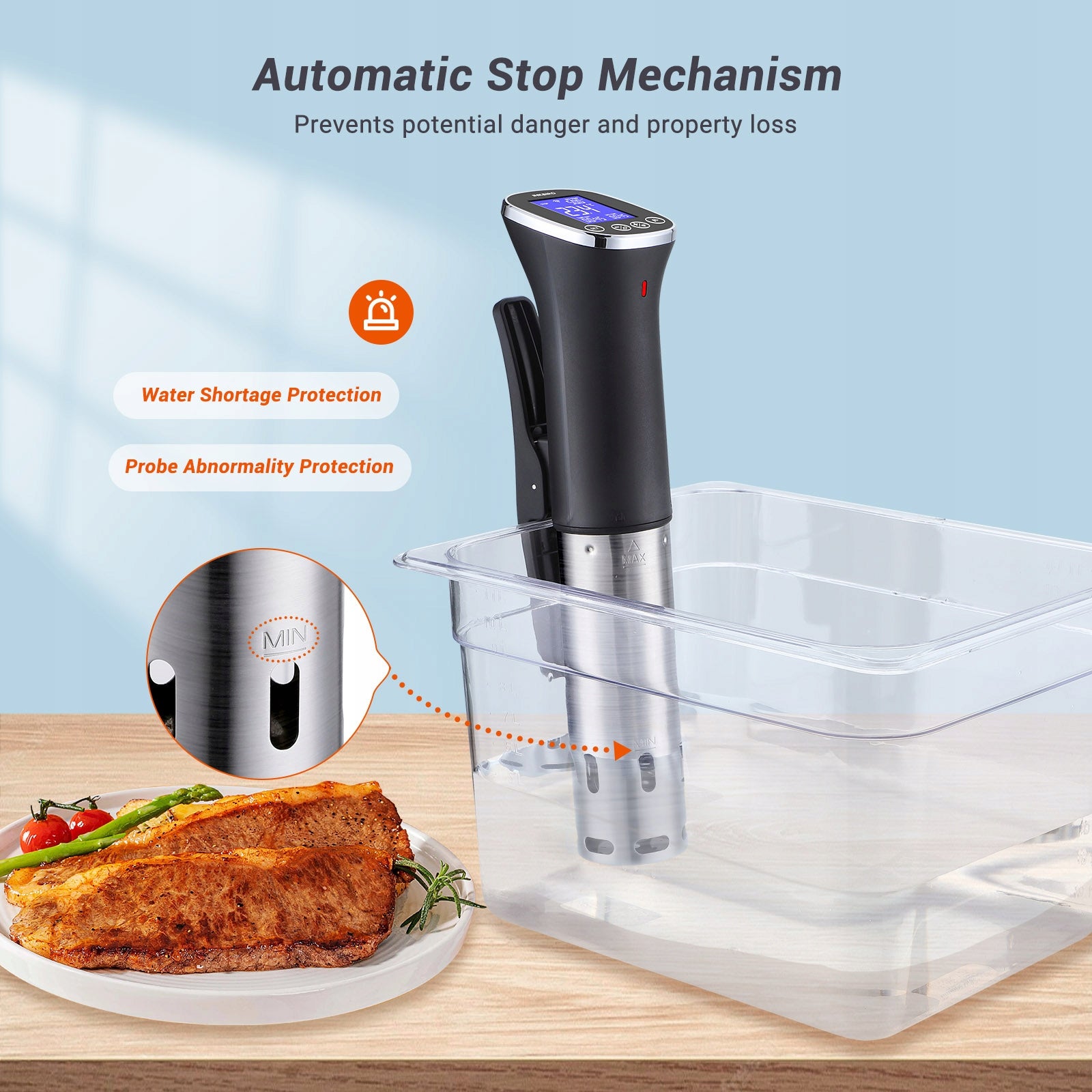 Inkbird ISV-300W WiFi Sous Vide Machine IPX7 Waterproof Booking Function Manufacturer code IB-0938-XX