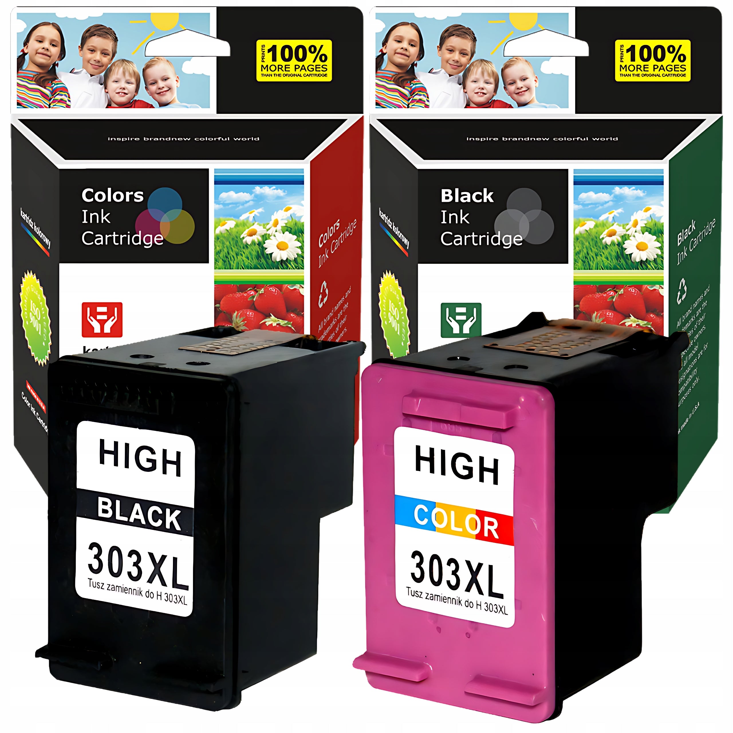 Inks for HP 303 BK XL + 303 CMY XL 7830 7130 7200 7900 6220 6230 6234 7920e