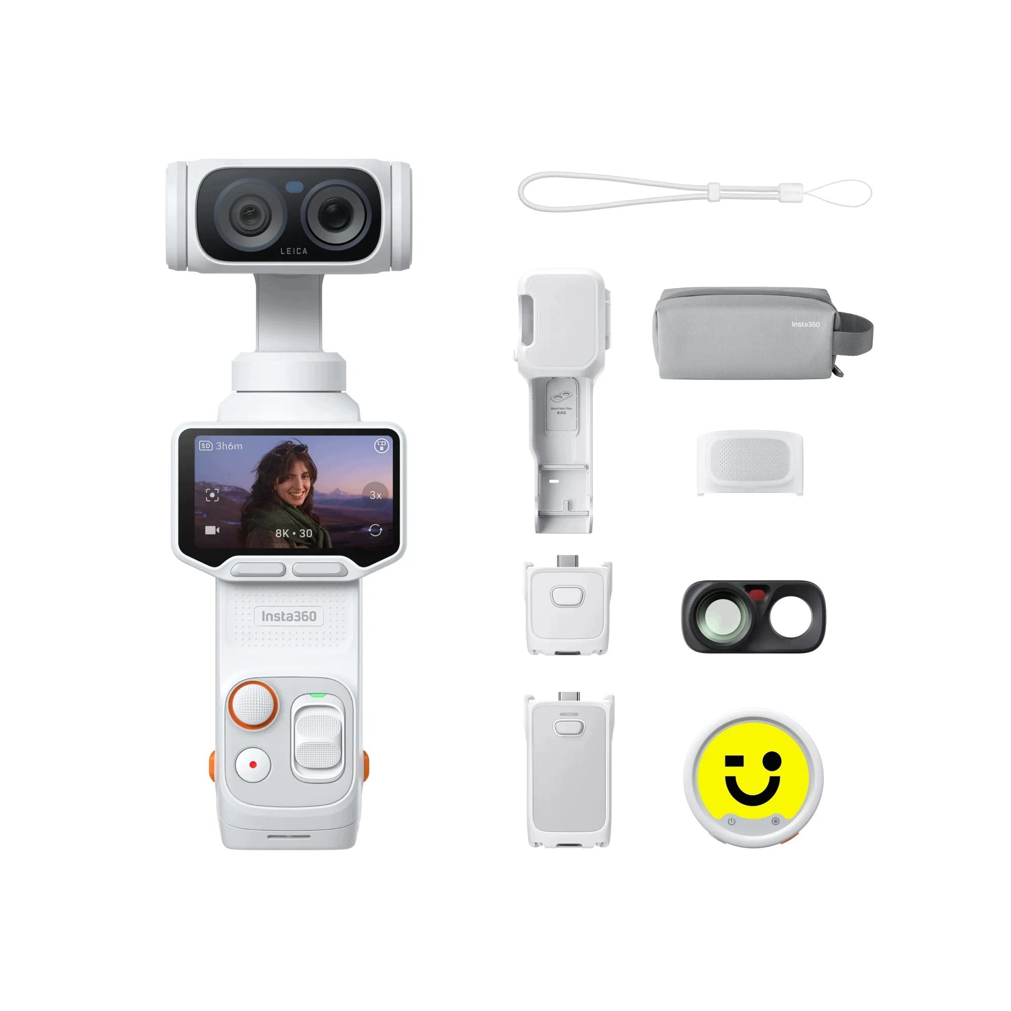 Insta360 Luna Ultra Creator Bundle 8K Leica Pocket Sports Camera