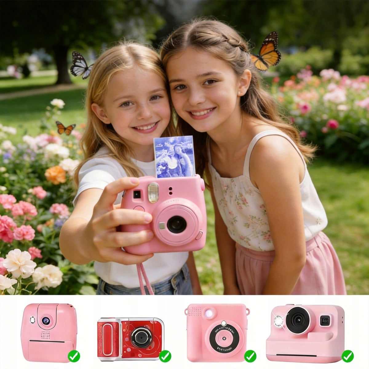 Instant Camera Paper White 8Rolls Brand no brand
