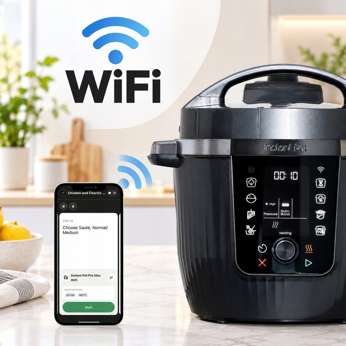 Instant Pot Pro 6 WiFi multicooker 5.7 l 1200 W Manufacturer code PRCPC601WE