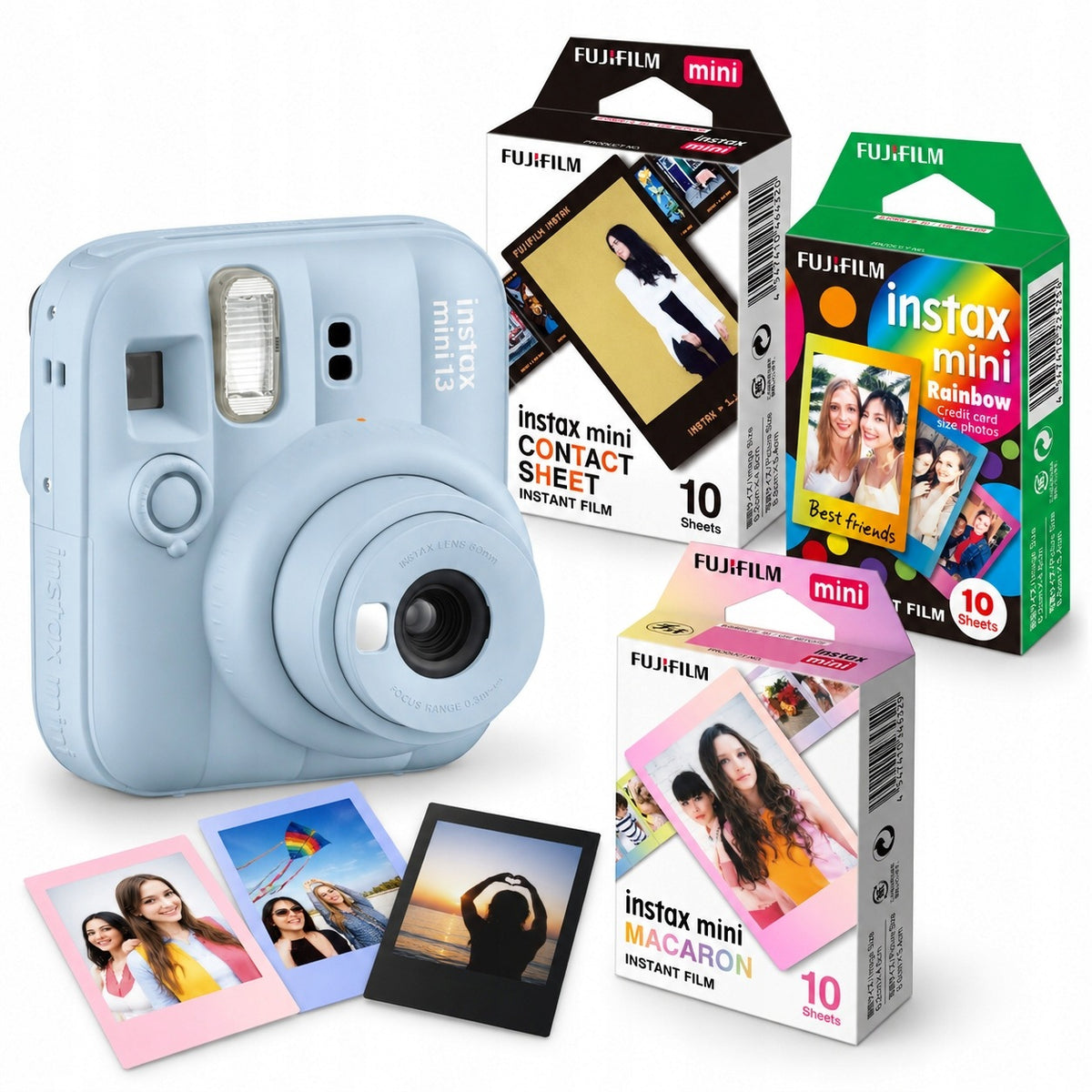 Instant camera Fujifilm Instax Mini 13 blue + 30 photos