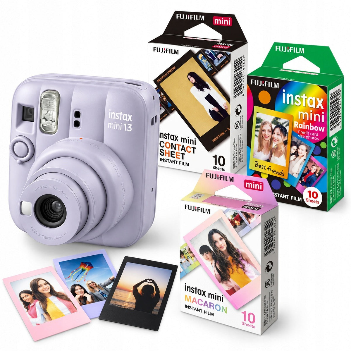 Instant camera Fujifilm Instax Mini 13 purple + 30 photos