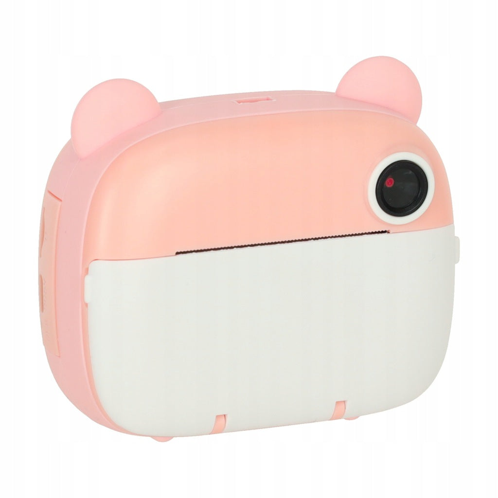 Instant camera for children bear pink Brand Ikonka