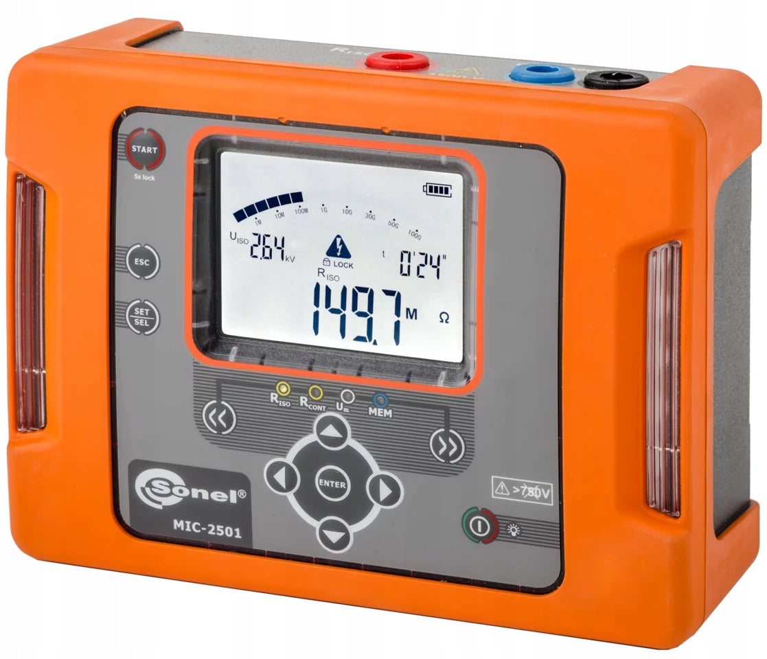 Insulation resistance meter Sonel MIC-2501 2,5kV WMPLMIC2501 EAN (GTIN) 5907624023512