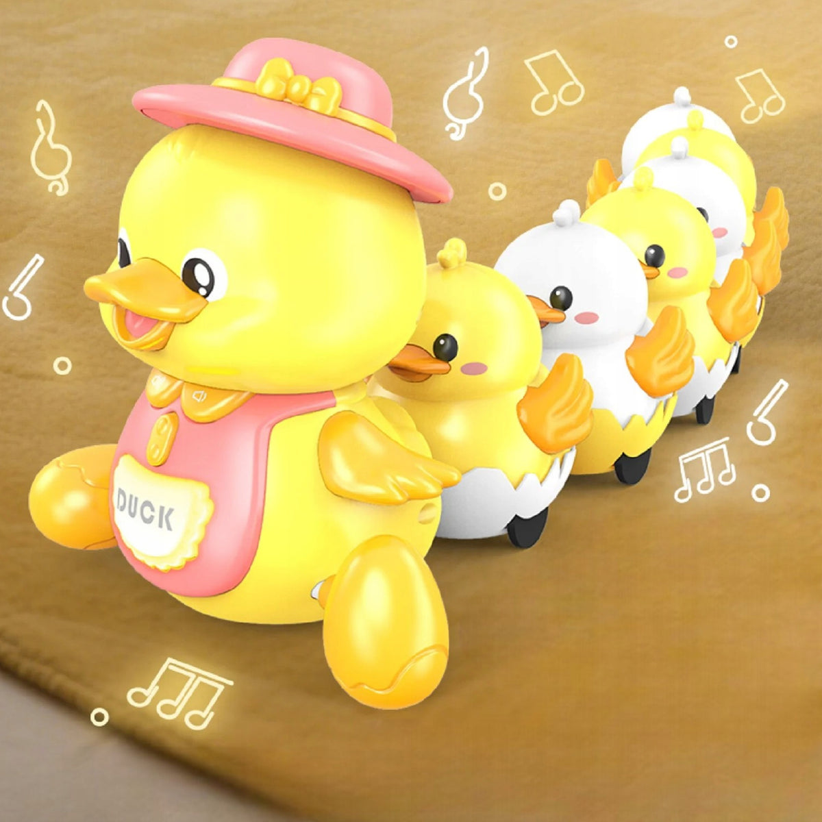 Interactive Baby Toy Duck Magnet Learning to crawl Packaging status original