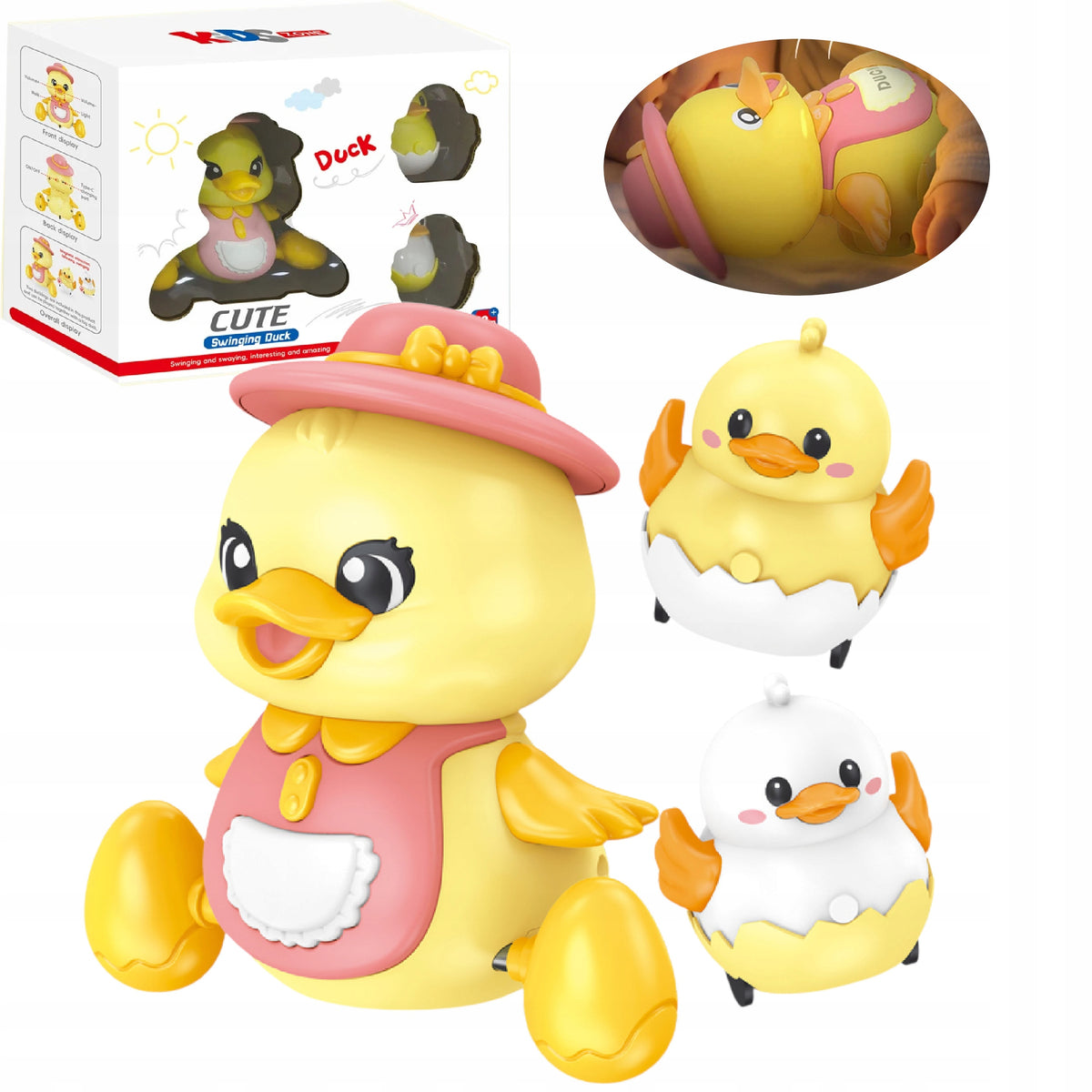Interactive Baby Toy Duck Magnet Learning to crawl