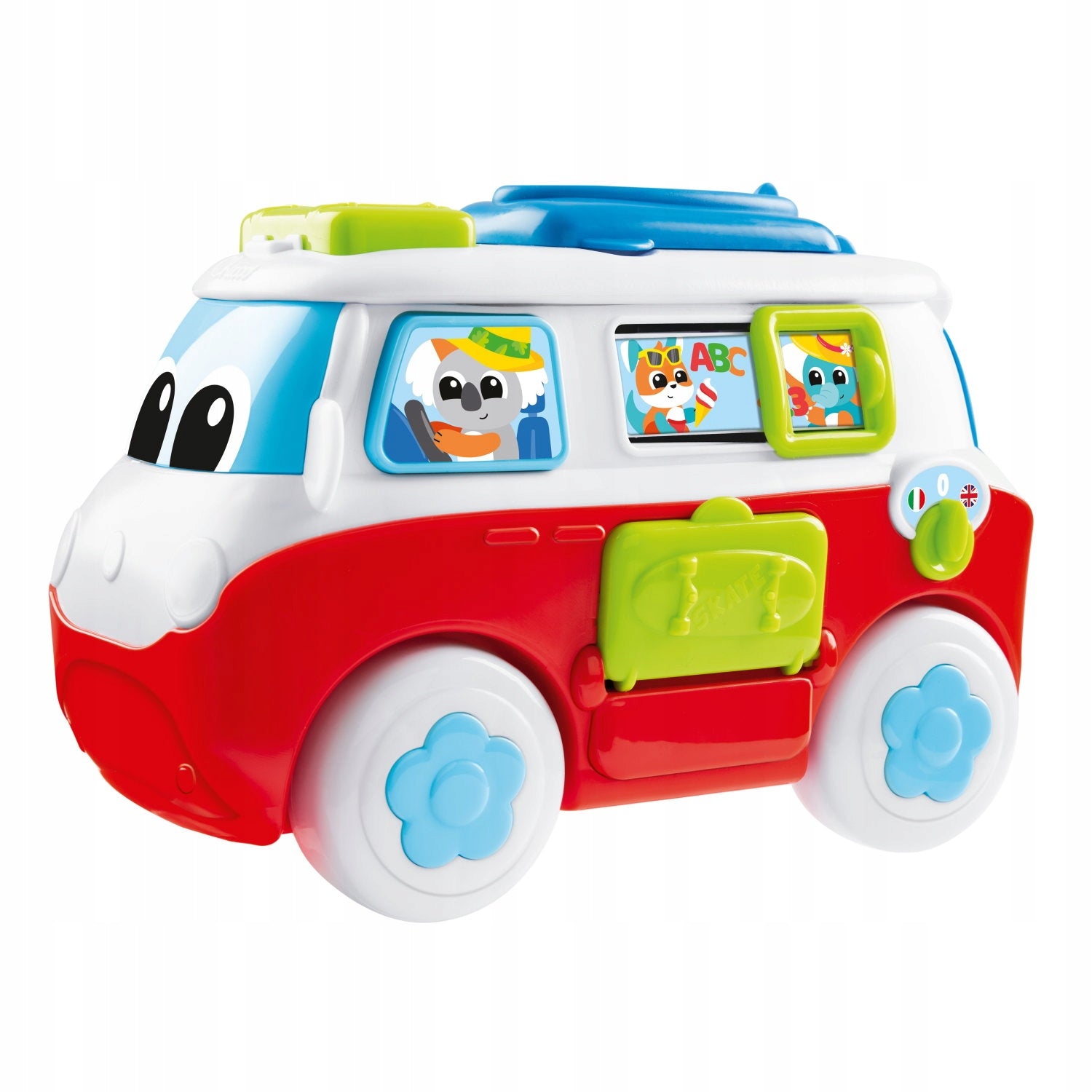 Interactive Camper Chicco bilingual sound multicolor Packaging status original