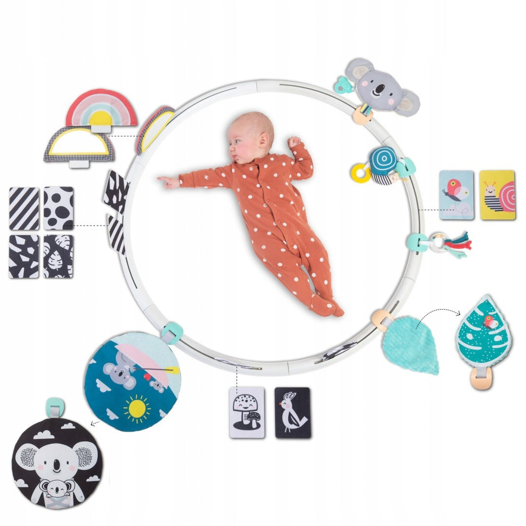 Interactive Circle Taf Toys All around Me 100 cm white fabric