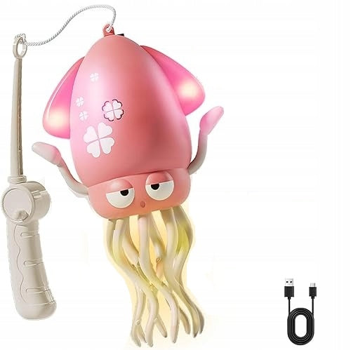 Interactive Dancing Octopus | Music | USB | LED | Pink