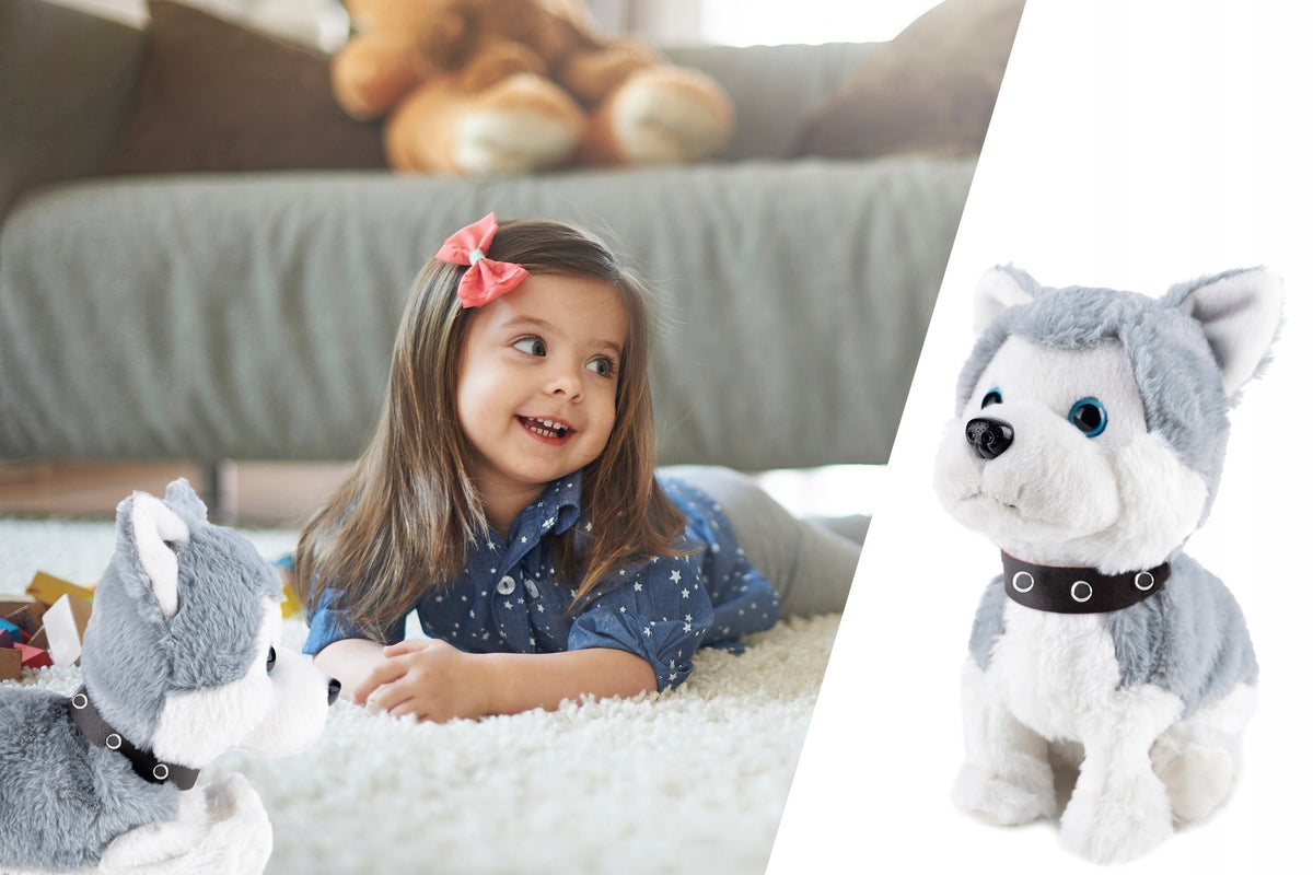Interactive Dog Barks Sitting Sniffs Reacts to Soft Sound Packaging status original