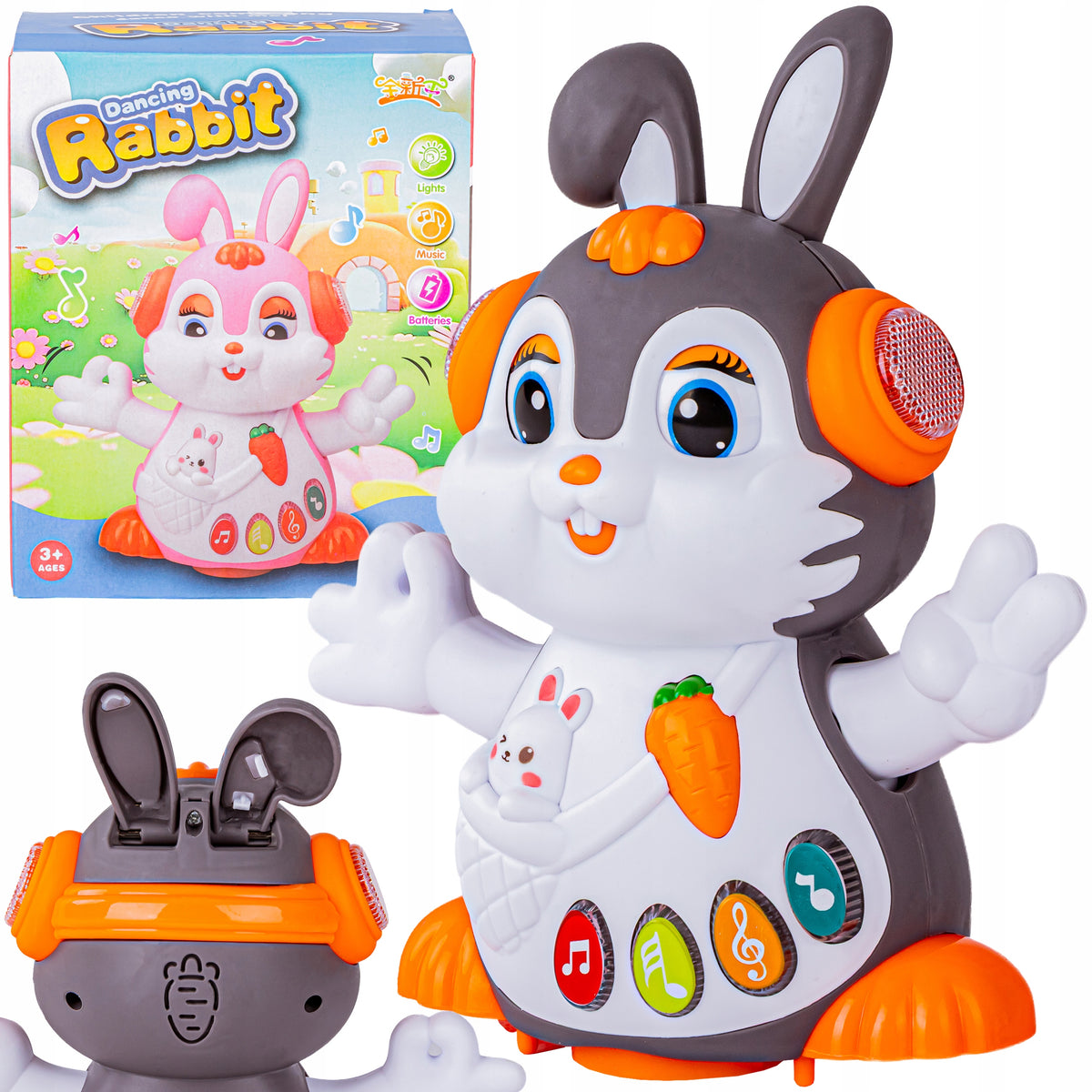 Interactive Educational Music Bunny RABBIT Game Dances Rides Sings