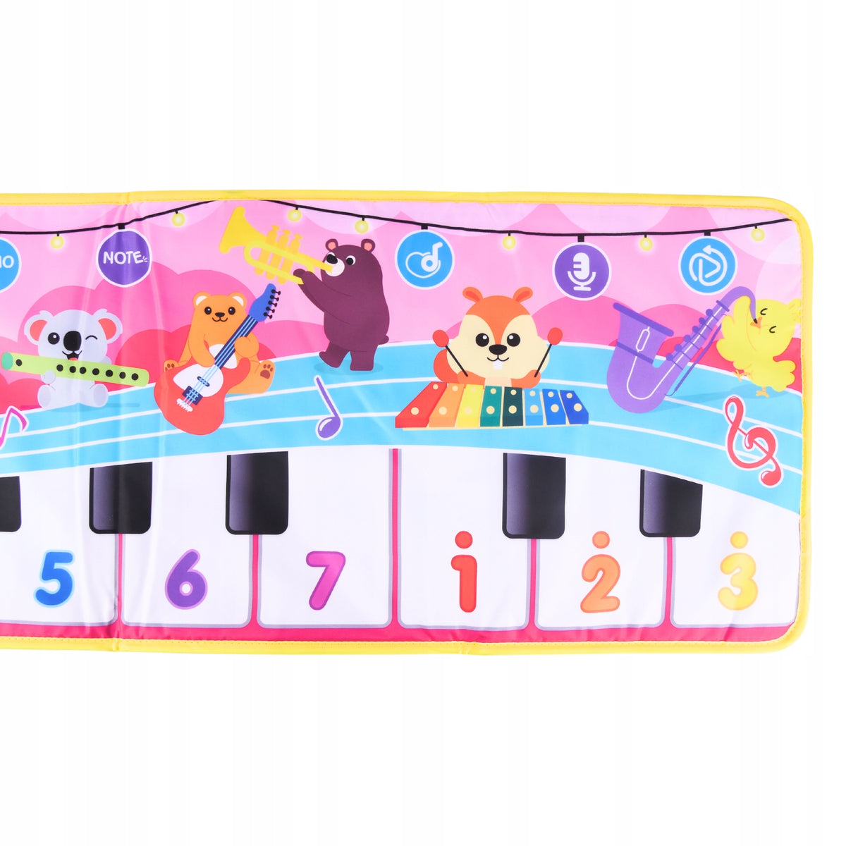 Interactive Educational Music Mat Dance Music Light Piano Kid's age 3+ years