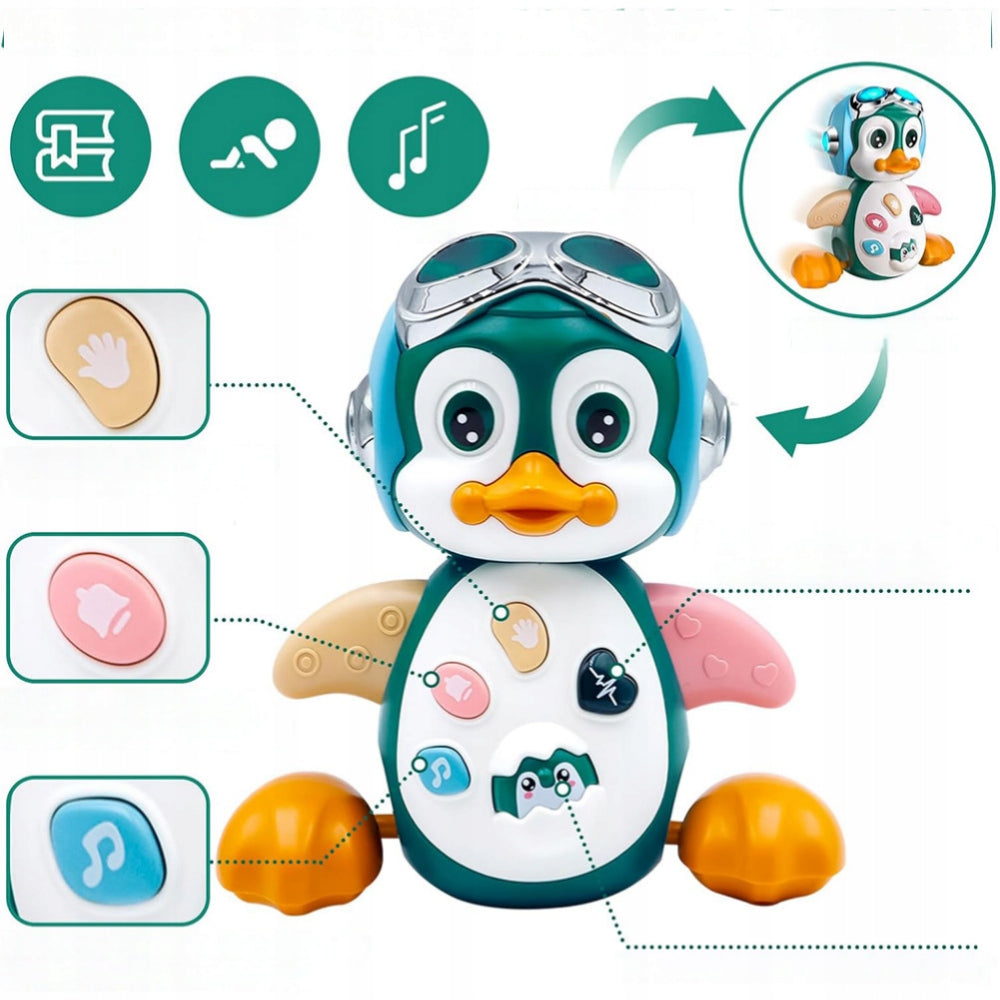 Interactive Educational Penguin Musical Educational Light Sings Walks Brand no brand