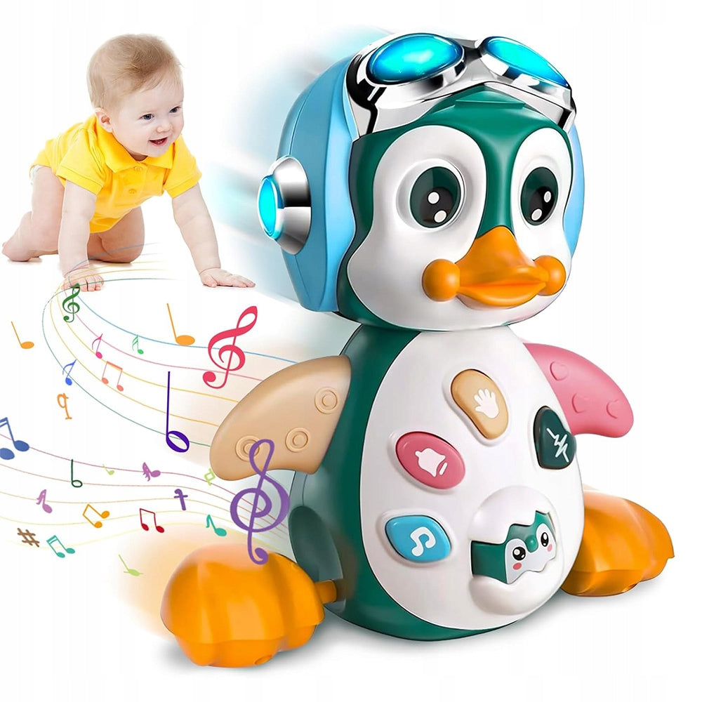 Interactive Educational Penguin Musical Educational Light Sings Walks