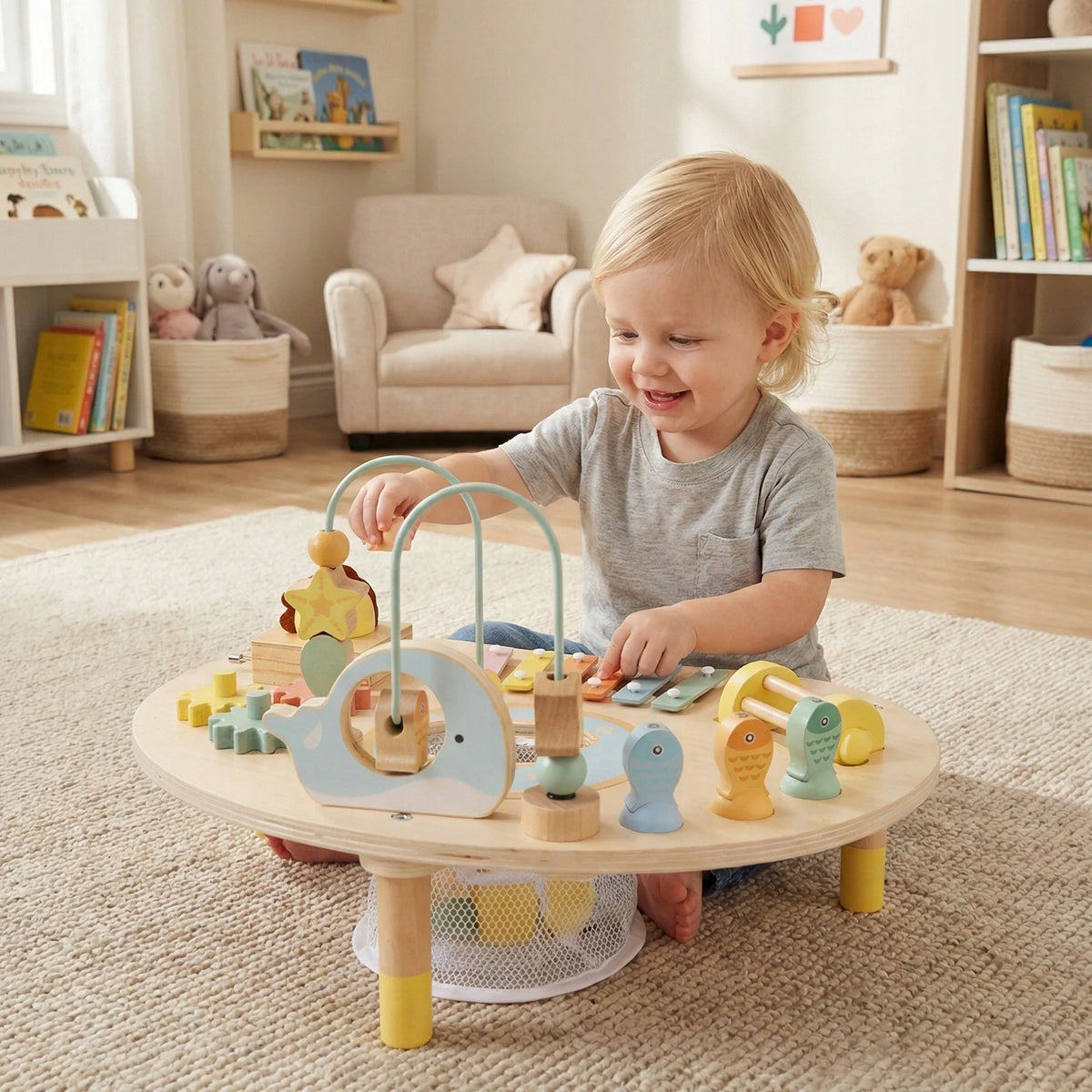 Interactive Educational Play Table for Kids Sensory Table Kid's age 12+ months
