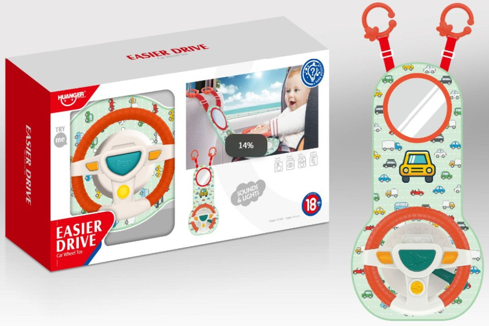 Interactive Educational STEERING WHEEL FOR CAR SET SMALL DRIVER