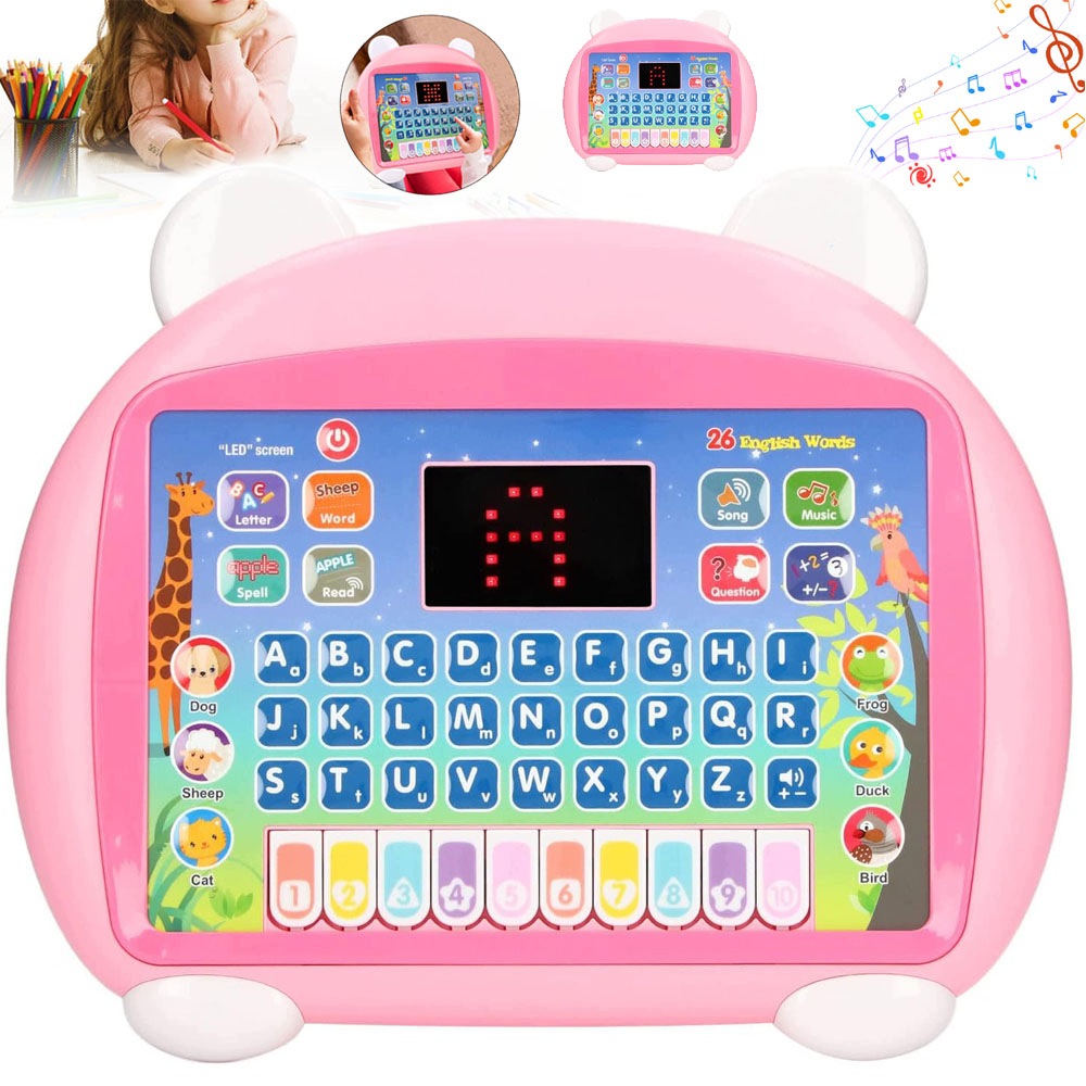 Interactive Educational Tablet for Children 8 Modes Learning Words and Music