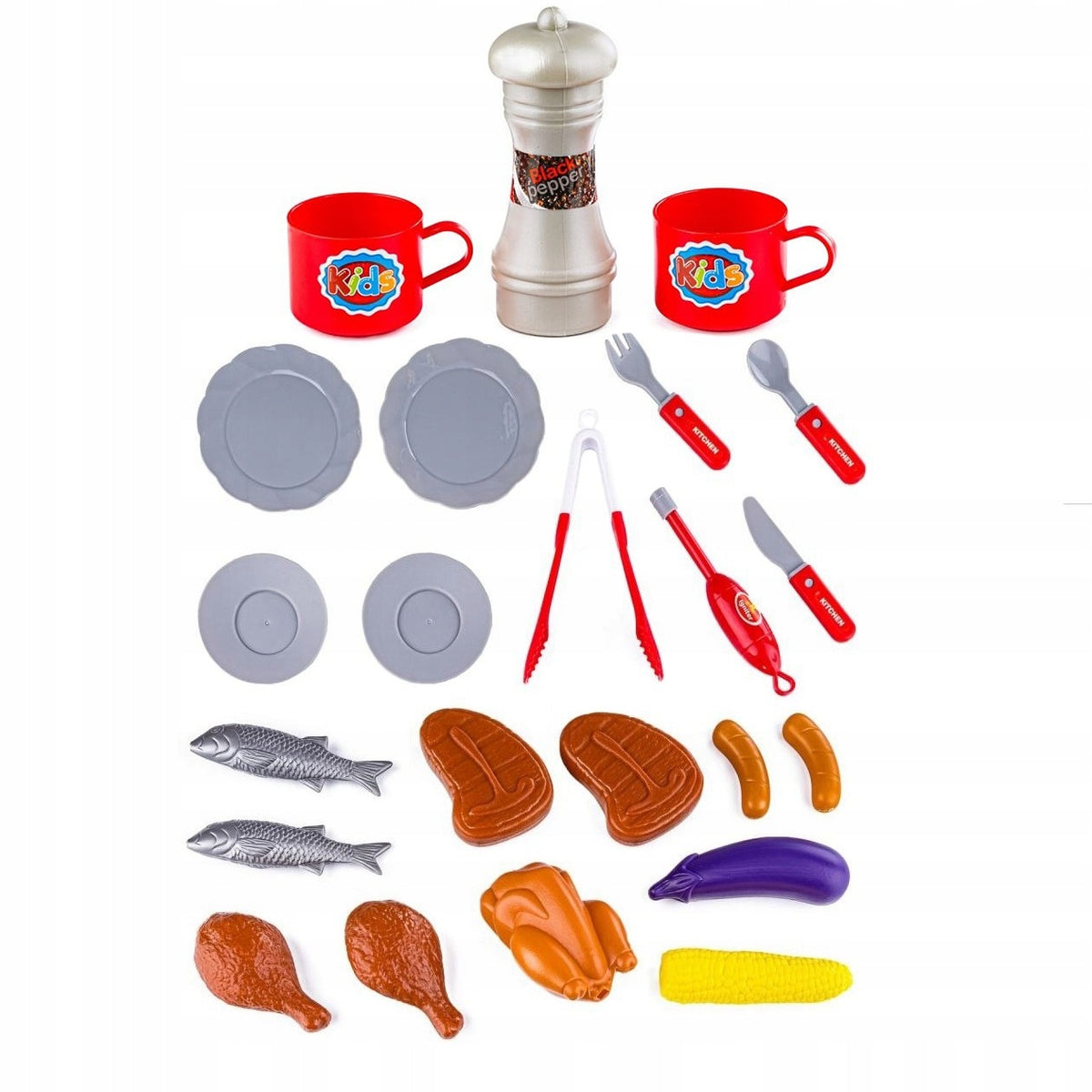 Interactive Grill for Kids with Light and Sound + Accessories Woopie 3+ Brand Woopie