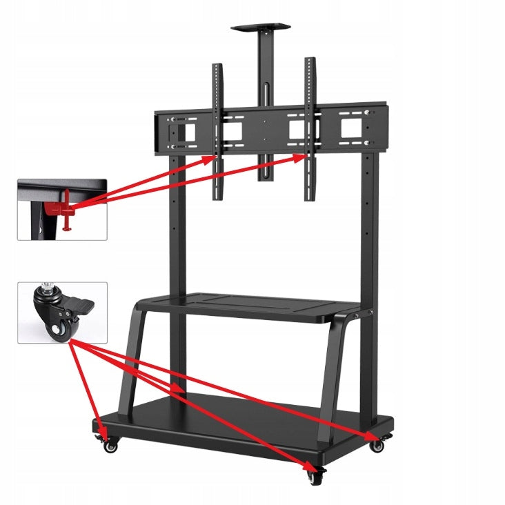 Interactive Monitor Stand for TV 60-120 inches 120kg Manufacturer code Mobilny Stojak na Telewizor KART-721