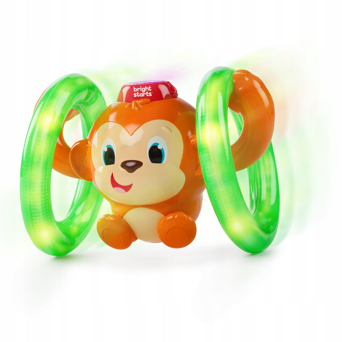 Interactive Monkey with Lights and Melodies for crawling Bright Starts