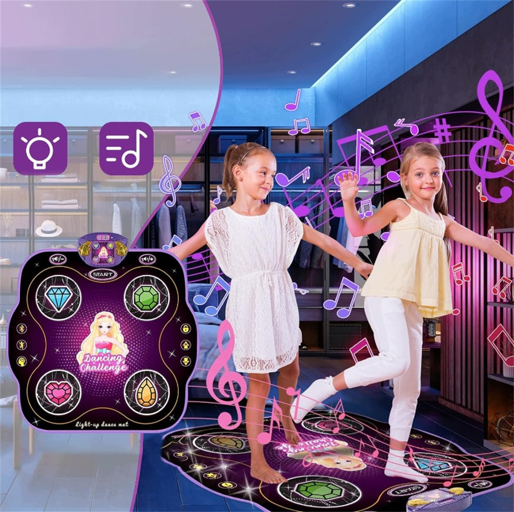 Interactive Music Dance Mat 9 Music Modes via Bluetooth Minimum kid's age 3
