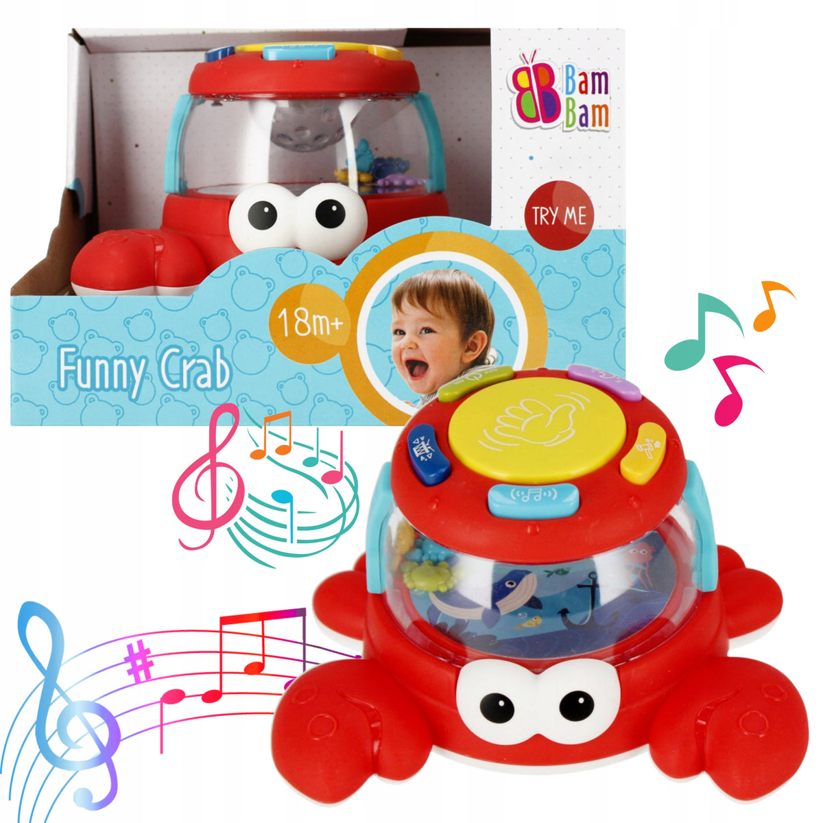 Interactive Music Educational Toy CRAB