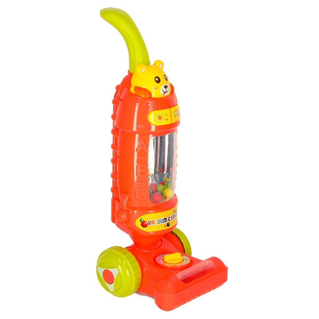Interactive Musical Cordless Vacuum Cleaner For Kids Red 46 Cm Packaging status original