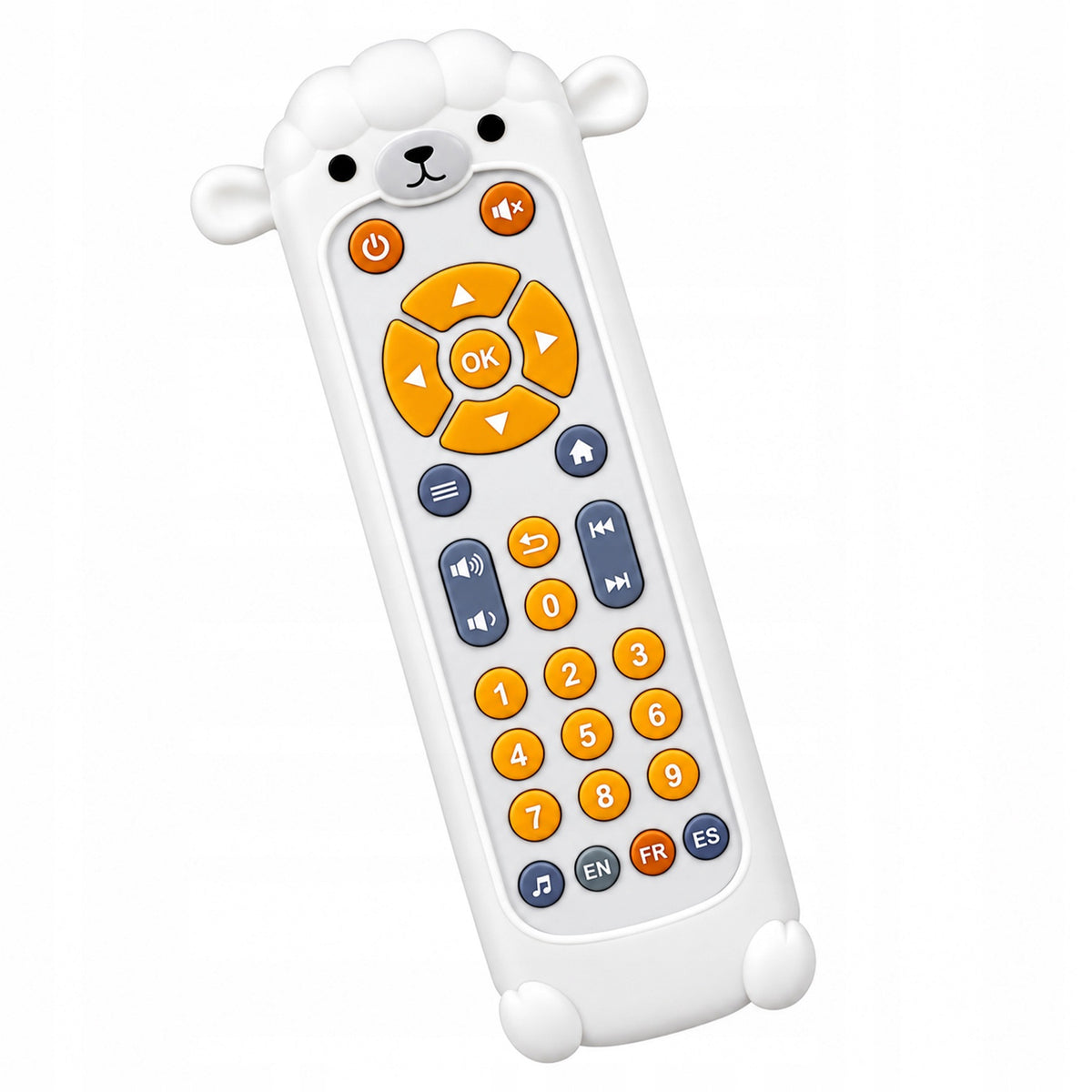 Interactive PILOT - Teether Sheep 2in1 for Baby Sounds Numbers EN FR ES Packaging status original