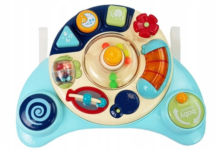 Interactive Panel Baby Toy Music Animal Sounds Blue Brand LEAN Toys