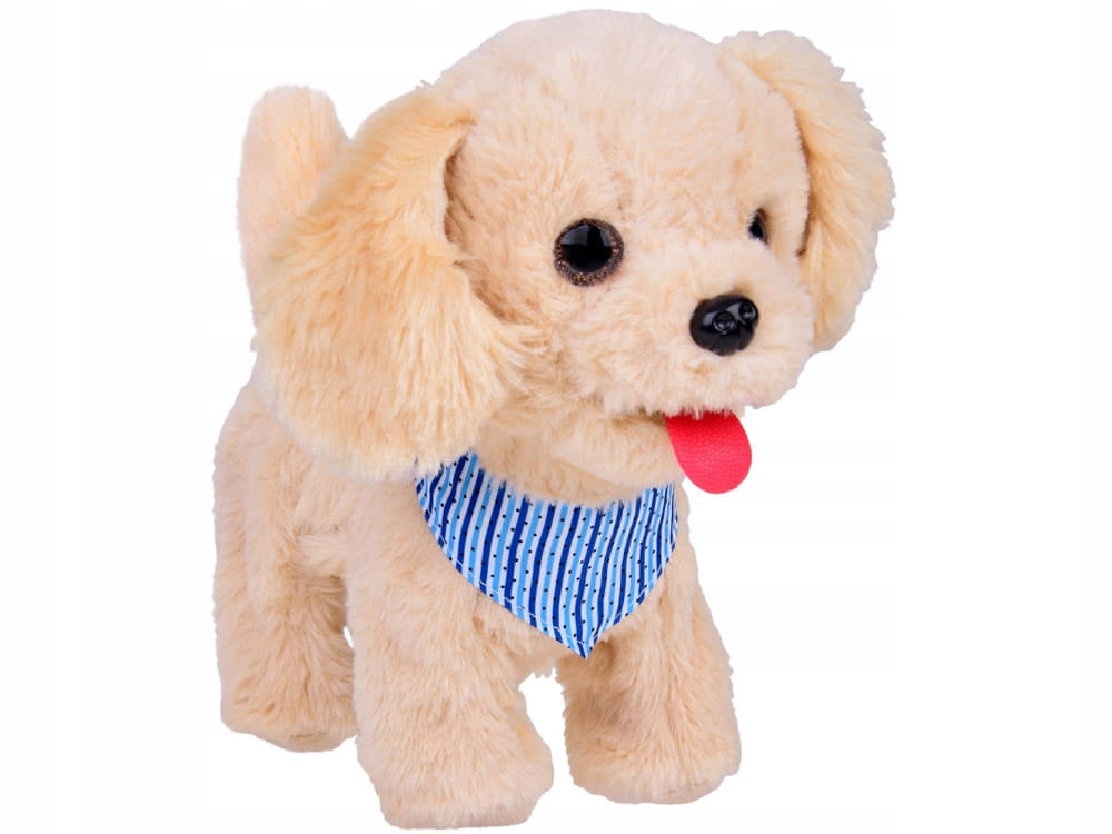 Interactive Plush Sponge Dog TINKA Walks Bark Licks Brand Jokomisiada