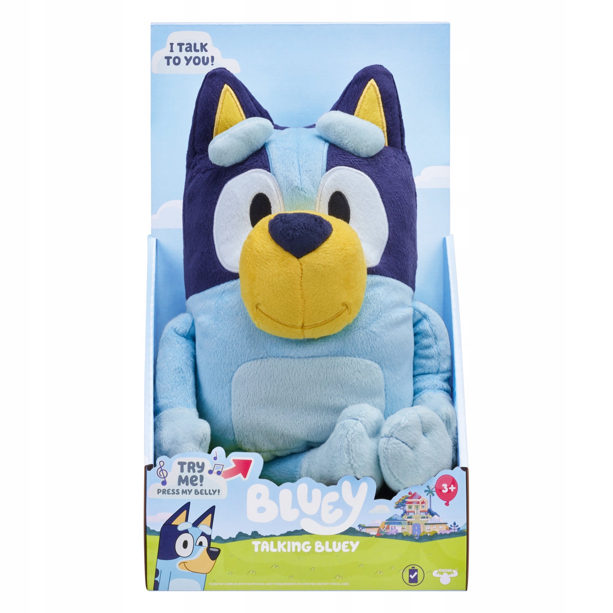 Interactive Plush Toy Bluey 33cm Brand TM Toys