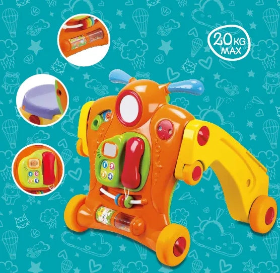 Interactive Ride-On Walker Educational Table for Children SMIKI Brand Smiki