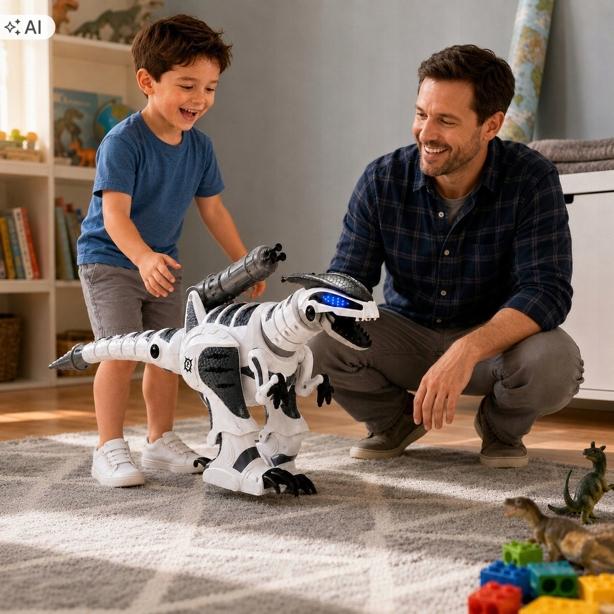 Interactive Robot Dinosaur Remote Controlled Large Shooting Toy for 3 4 Manufacturer code zdalnie sterowany robot dinozaur duży