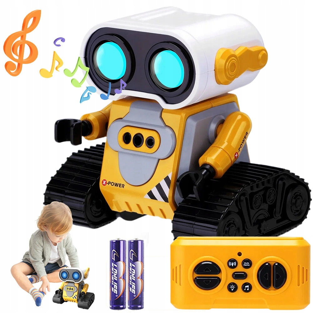 Interactive Robot EMO Toy With Gestures Music Dances 360°Lighting Eyes LED