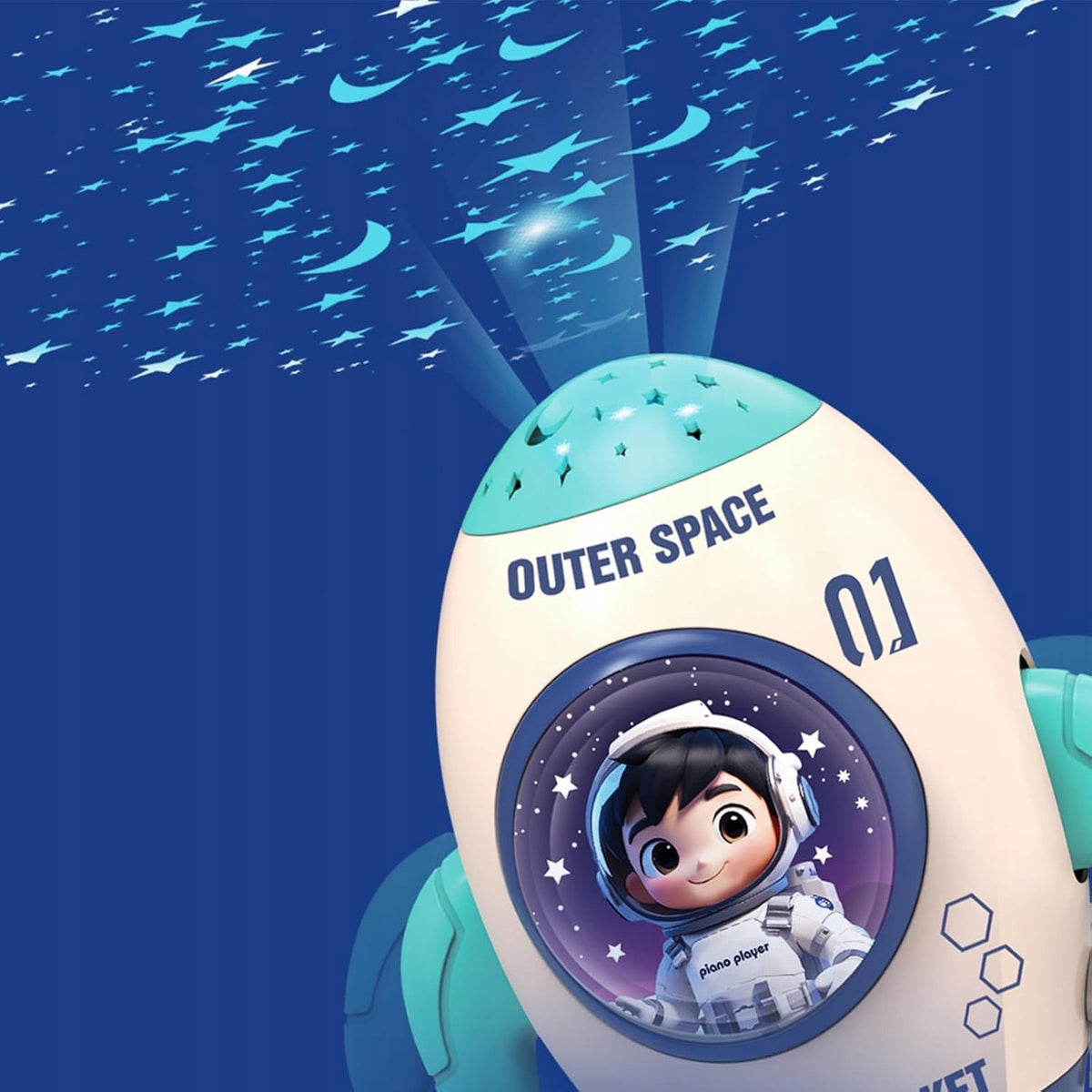 Interactive Space Rocket for Children – Light, Sound, Movement Brand no brand